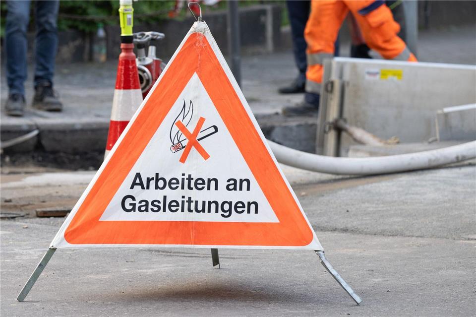 Die Gasleitungen wurden vorübergehend abgestellt.Sebastian Kahnert/dpa