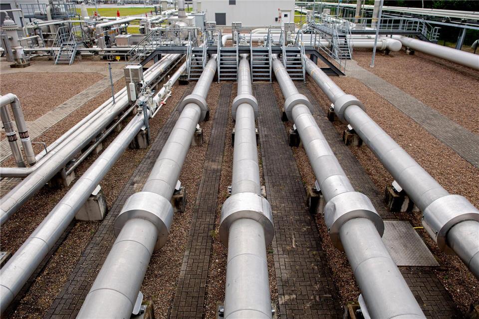 Die Gasspeicher waren vor dem Winter unterdurchschnittlich gefüllt.Hauke-Christian Dittrich/dpa