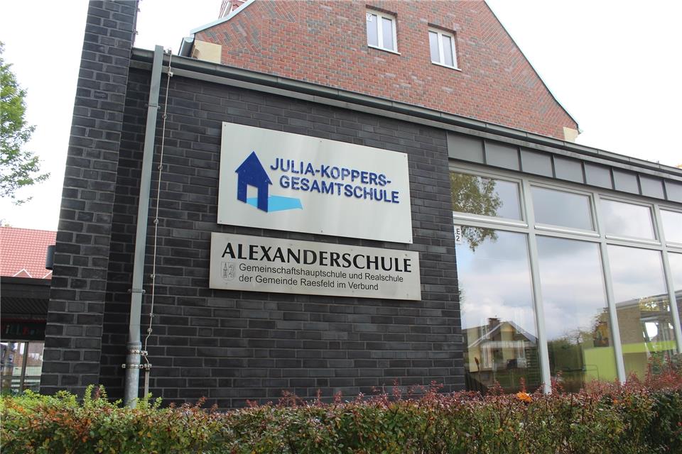 Die Gemeinde hat in den Ausbau der Alexander- und der Julia-Koppers-Gesamtschule viel Geld aus dem Förderprogramm investiert.