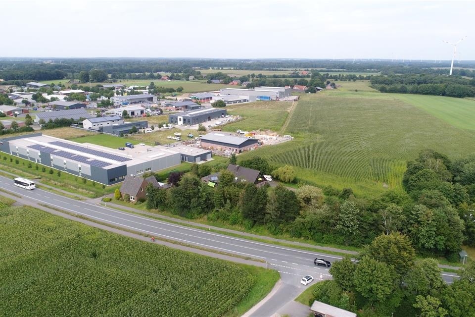 Die Gemeinde wird viel Geld ausgeben für neuen Gewerbeflächen in Raesfeld (Foto) und Erle.