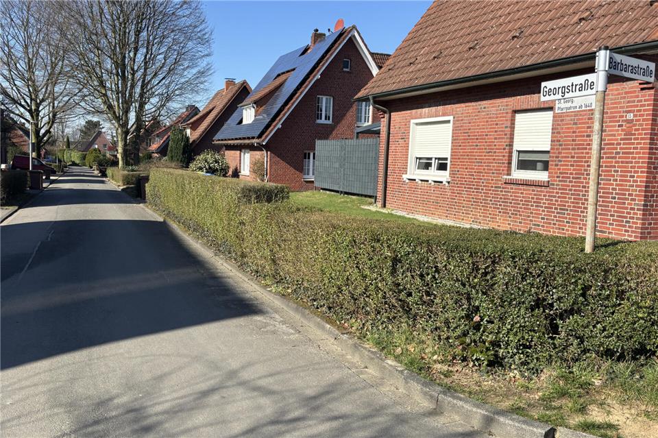 Die Georgstraße in Heiden wird saniert.