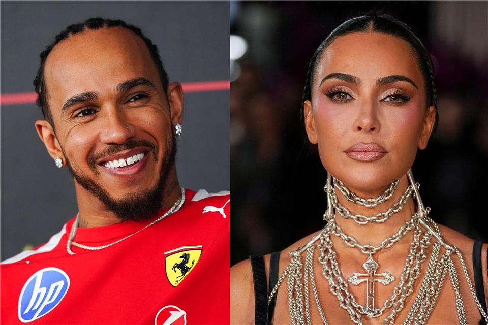 Die Gerüchteküche um eine Beziehung von Kim Kardashian und Lewis Hamilton brodelt seit Monaten. (Archivbild)Bradley Collyer/PA Wire/Scott A Garfitt/Invision/AP/dpa