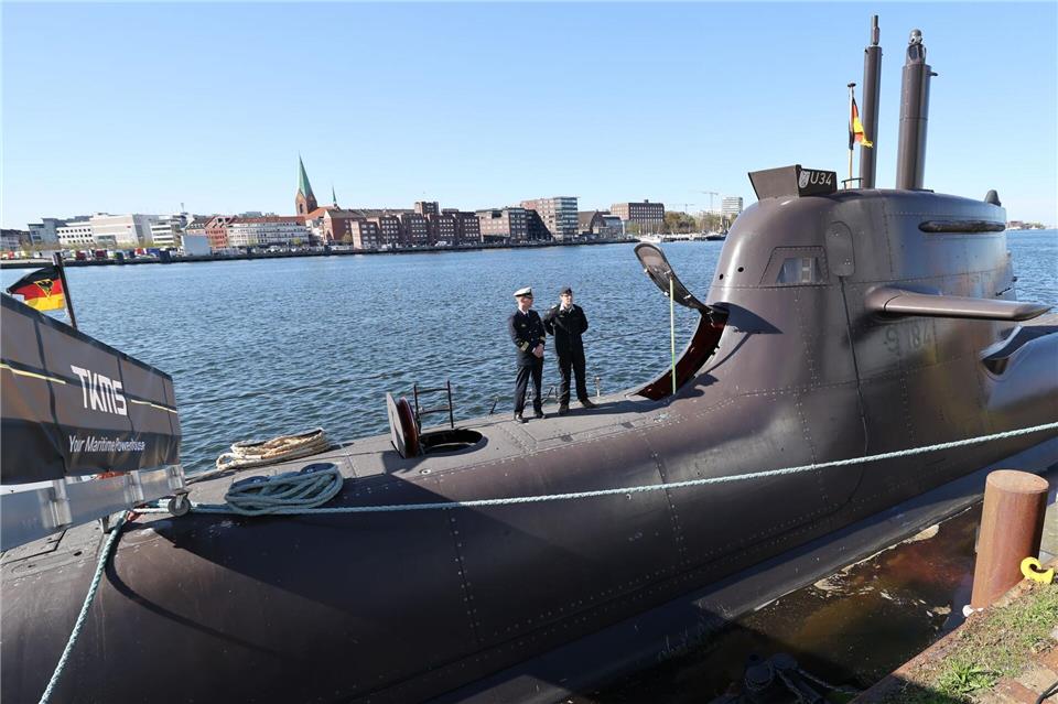 Die Geschäfte des Kieler U-Boot-Bauers TKMS laufen gut. (Archivbild)Christian Charisius/dpa