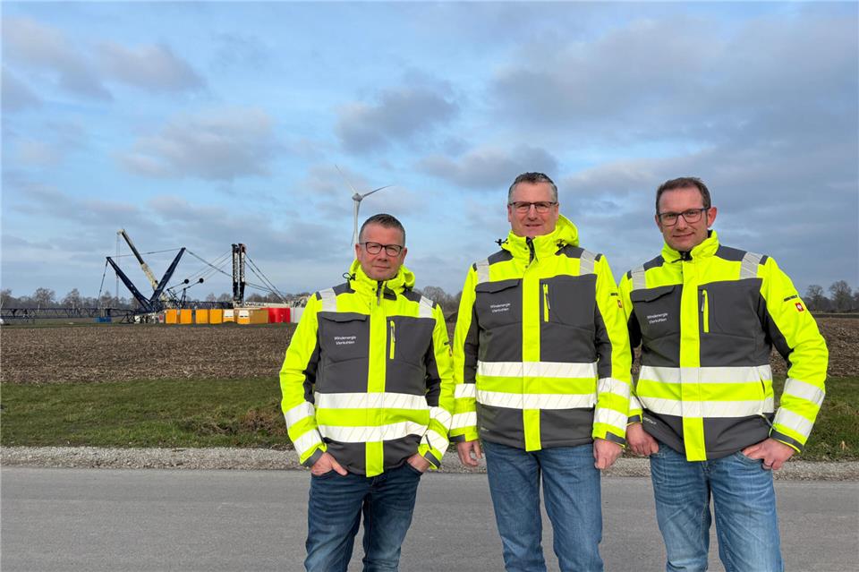 Die Geschäftsführer der Vierkuhlen GbR: Bernd Klöpper, Ralf Geringhoff und Jan Bernd Bovenkerk.