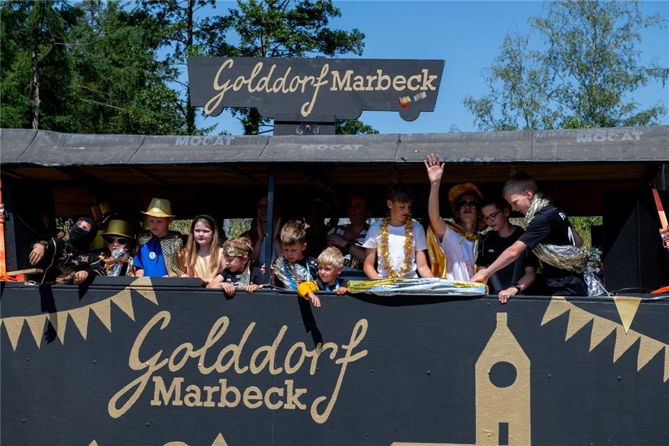 Die Goldmedaille haben die Marbecker schon im Sommer gebührend gefeiert.