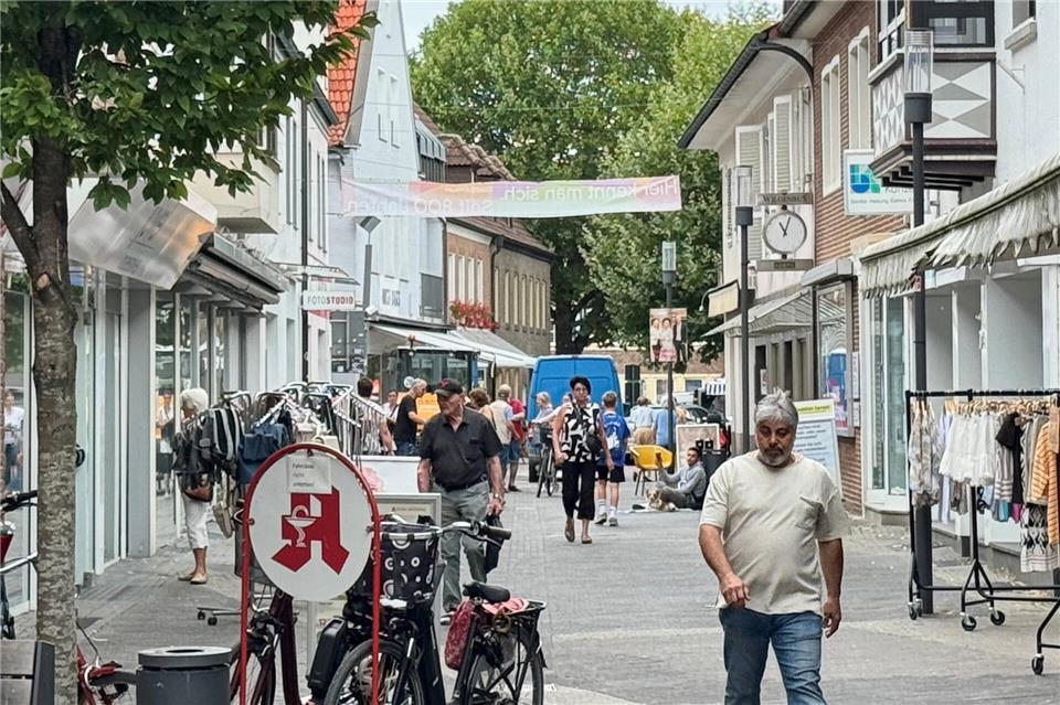 Die Goldstraße ist Borkens „1a-Lage“, hat aber auch mit Leerständen zu kämpfen.