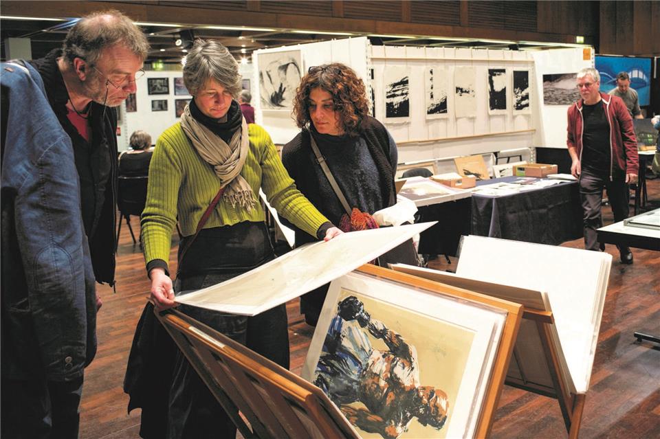 Die Grafikbörse läuft vom 27. Februar bis 1. März in der Stadthalle im Vennehof.