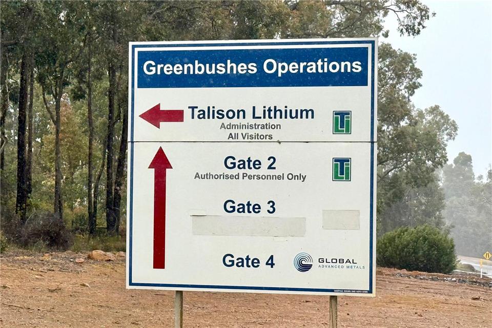 Lithium-Gigant Australien: Motor der globalen Energiewende  Die Greenbushes-Mine wird von Talison Lithium betrieben.Carola Frentzen/dpa