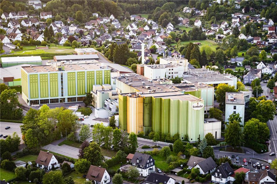 Die Großbrauerei Krombacher im Siegerland. (Archivbild)Matthias Schaefer/Krombacher/dpa