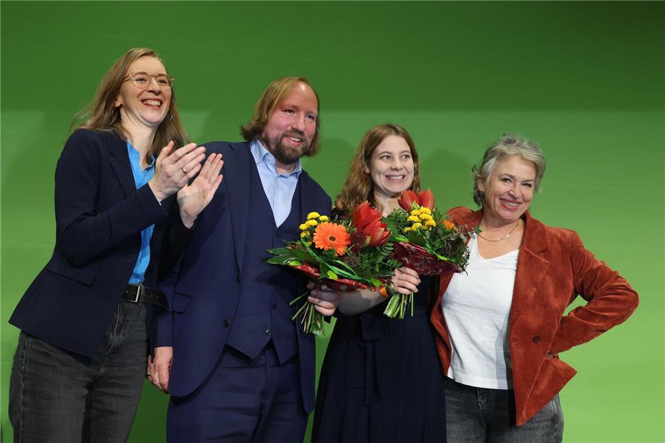 Die Grünen kürten ihr Spitzenpersonal für den Wahlkampf.Karl-Josef Hildenbrand/dpa