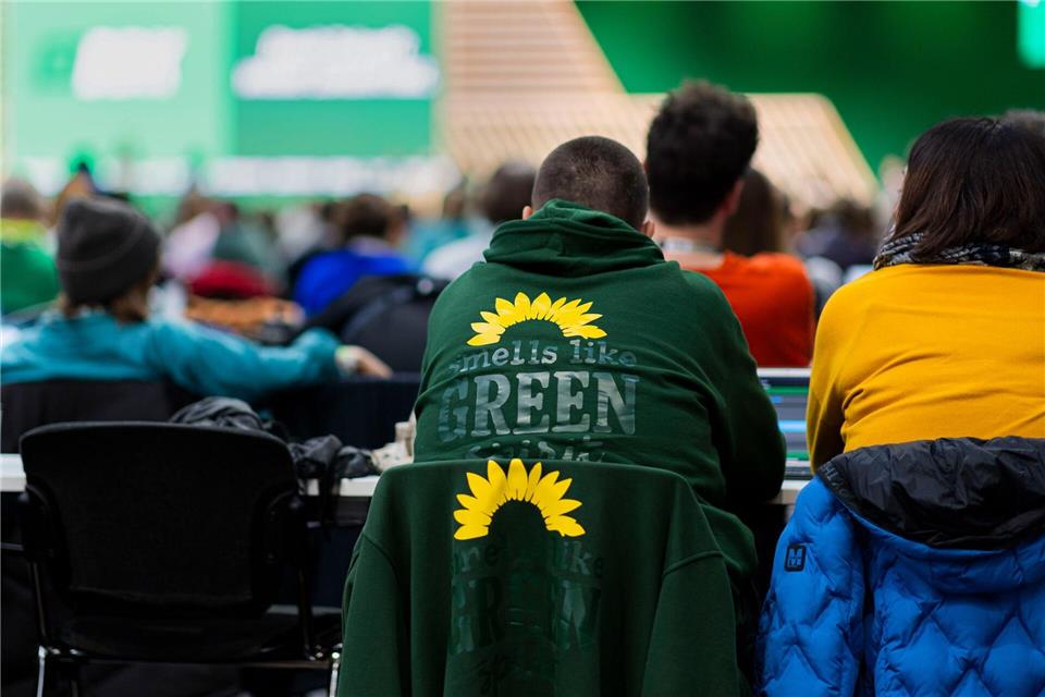 Die Grünen sehen sich in stürmischen Zeiten.Michael Matthey/dpa