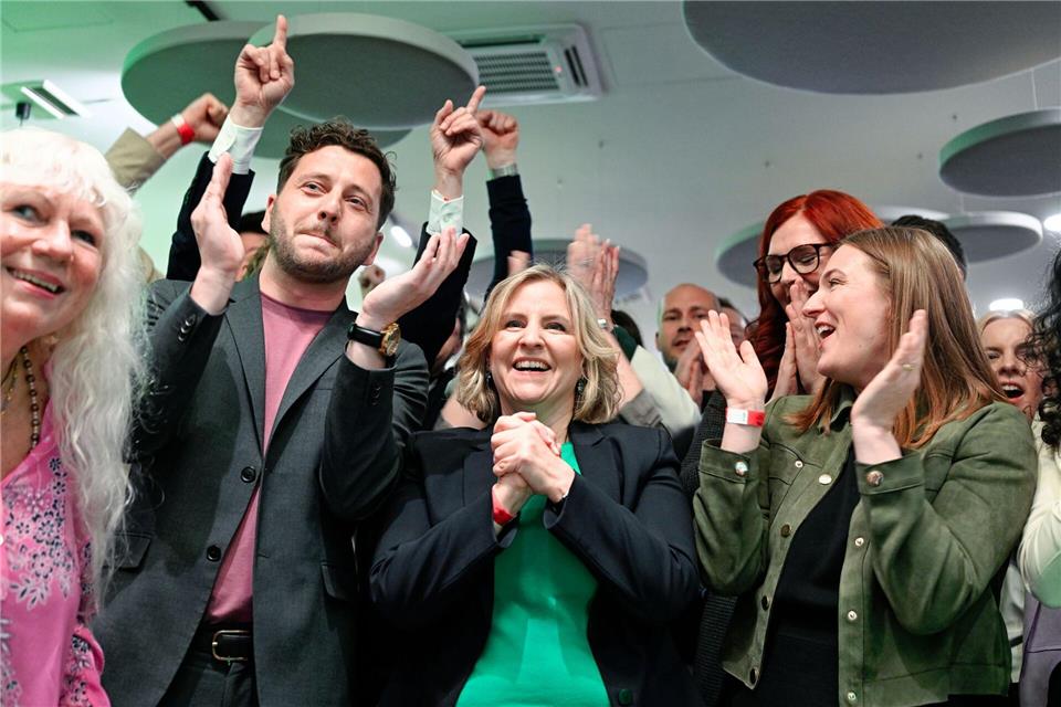 Die Grünen sind künftig vermutlich in der Opposition.Uwe Anspach/dpa