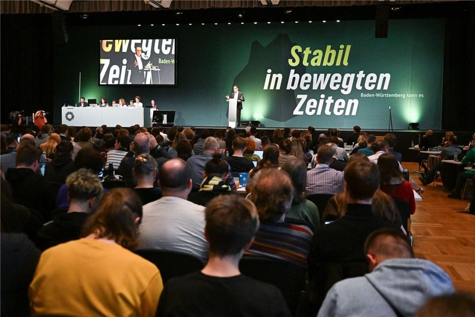 Die Grünen wollen am Sonntag ihr Programm für die Landtagswahl am 8. März 2026 beschließen.Bernd Weißbrod/dpa