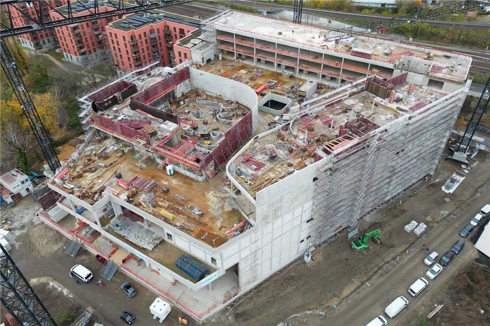 Die Grundfläche des Areals beträgt rund 37.000 Quadratmeter.Sebastian Christoph Gollnow/dpa