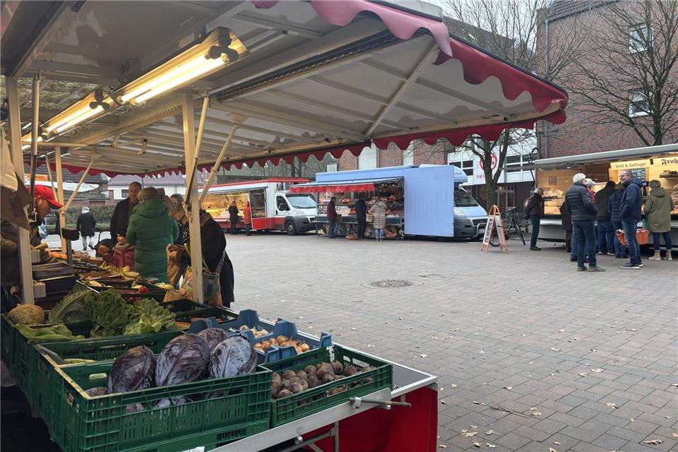 Die Händler auf dem Rekener Wochenmarkt werden auch künftig keine Gebühren bezahlen müssen.