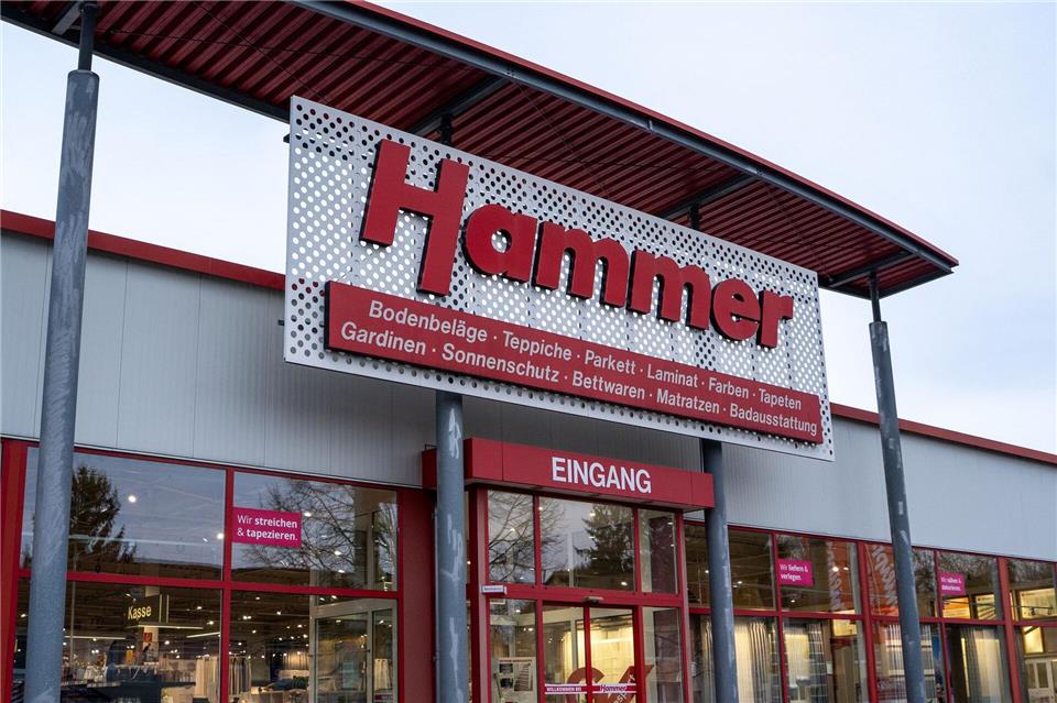 Die Handels- und Einrichtungskette Hammer hatte zu Jahresbeginn etwa 90 Standorte. Im März und im April schlossen bereits zahlreiche Filialen, auch diese in Hamm. (Archivbild)Max Lametz/dpa