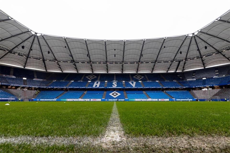 Die Heimspielstätte des HSV wird in der ersten Runde des DFB-Pokals vom Hamburger Club HEBC genutzt. (Archivbild)Philipp Szyza/dpa