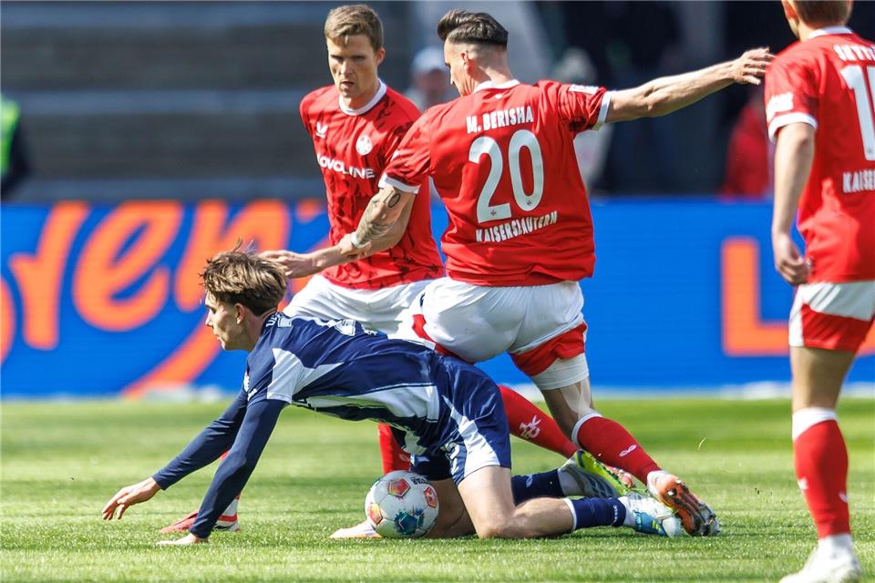 Die Hertha geriet kurz nach dem Wechsel in Rückstand.Andreas Gora/dpa