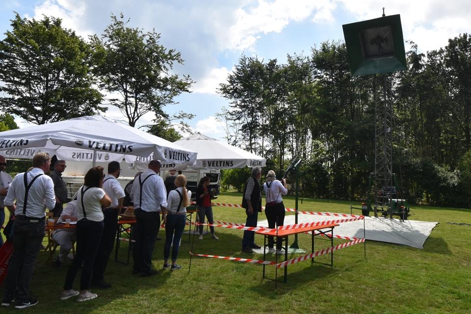 Die Hovesather Schützen suchten am Freitag ihren neuen König. 