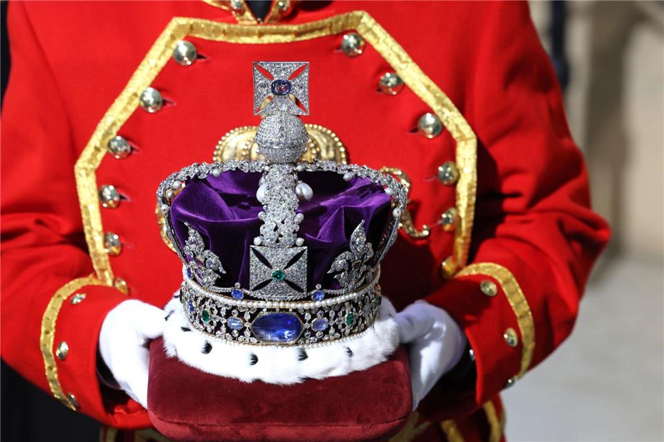 Die Imperial State Crown. (Archivbild)Chris Jackson/PA Wire/dpa