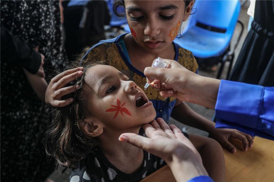 Die Impfrate ist durch den Konflikt drastisch gesunken (Archivbild)Abed Rahim Khatib/dpa