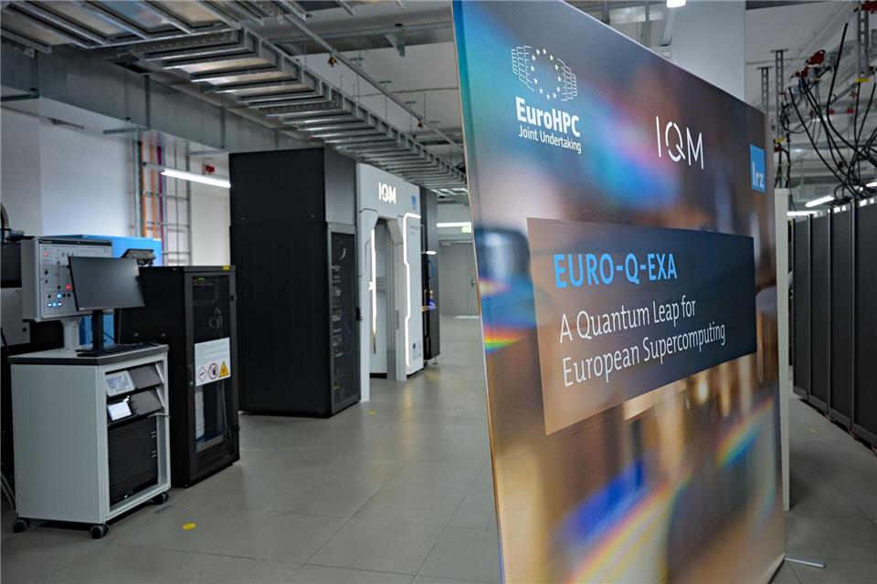 Die Inbetriebnahme des Quantencomputer Euro-Q-Exa gilt als Meilenstein.Malin Wunderlich/dpa