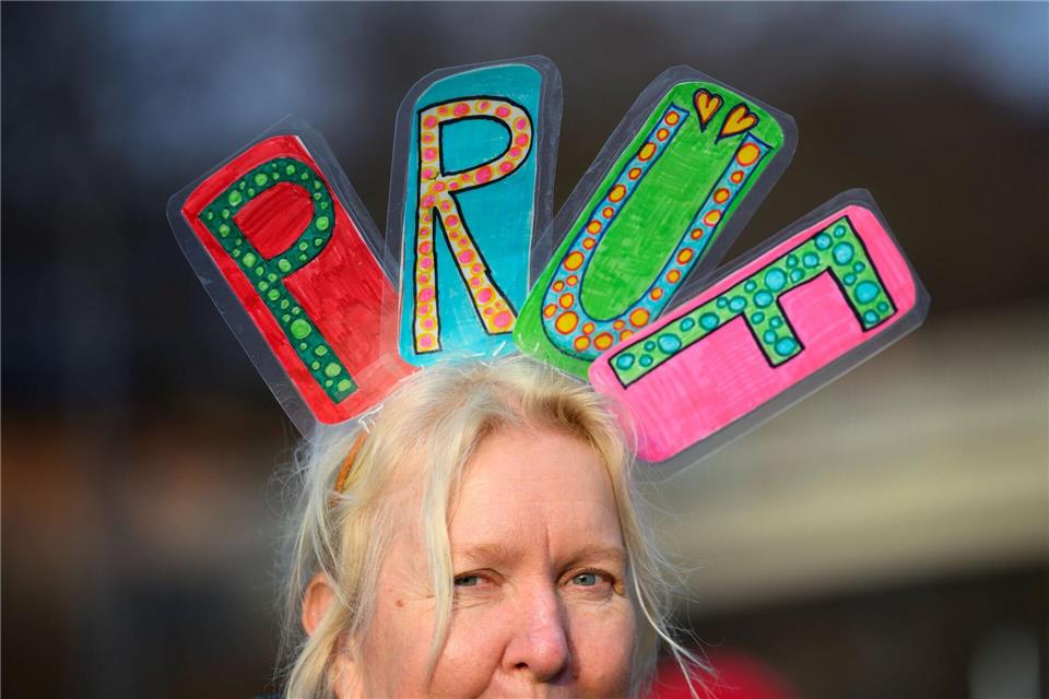 Die Initiative „Prüf“ steht für „Prüfung rettet übrigens Freiheit“.Gregor Fischer/dpa