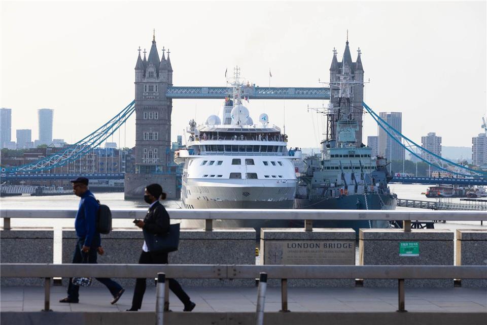 Klimaschutz-Paket für die Schifffahrt vorerst gescheitert Die Internationale Seeschifffahrtsorganisation IMO hat ihren Sitz in London nahe der Themse. (Archivbild)David Parry/PA Wire/dpa