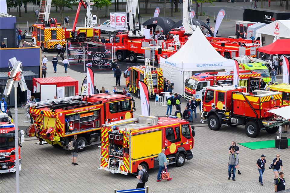 Die Interschutz fand zuletzt 2022 statt. (Archivbild)Julian Stratenschulte/dpa