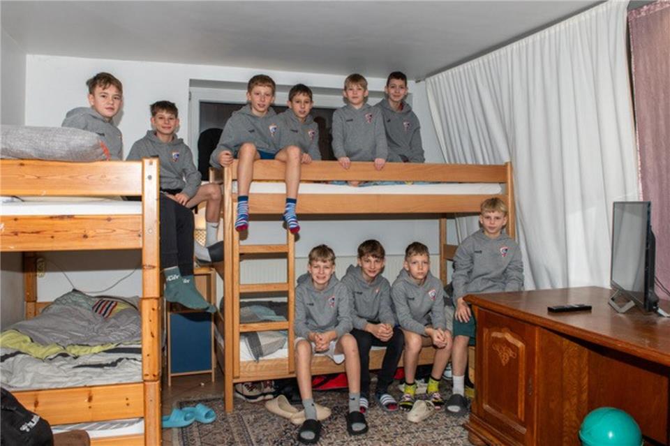 Die Jungs von Gornik Zabrze wohnen bei der Gastfamilie Röttgers.