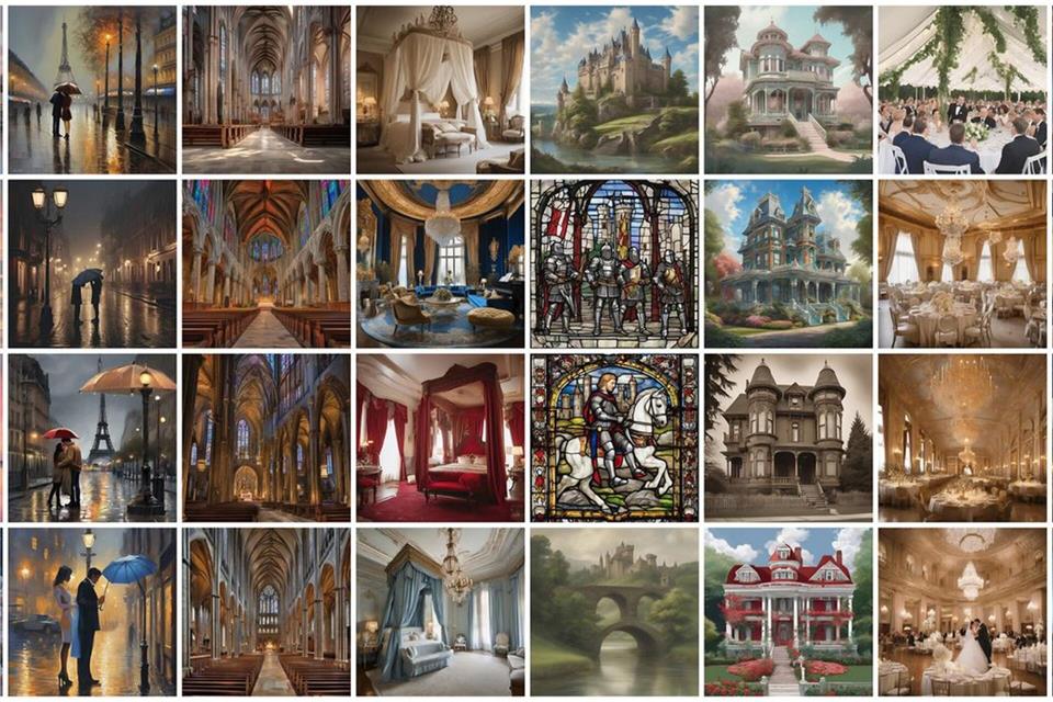 Die KI generierte im Experiment früher oder später ähnliche Motive.-/Hintze et al./Patterns/dpa