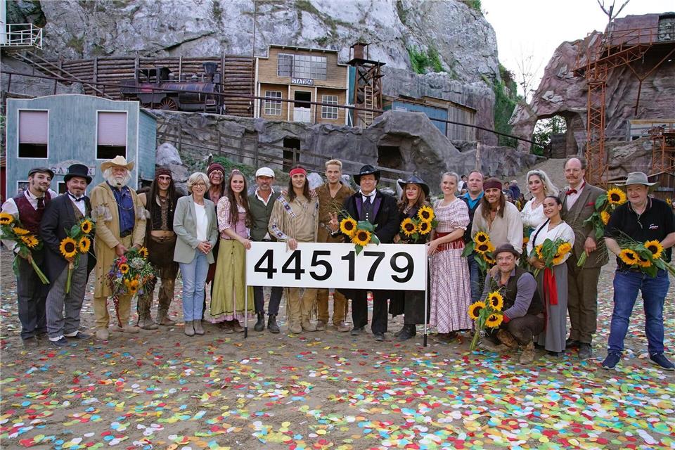 Die Karl-May-Spiele haben in diesem Jahr 445.179 Zuschauer an den Kalkberg gelockt. Claus Harlandt/Karl-May-Spiele/dpa