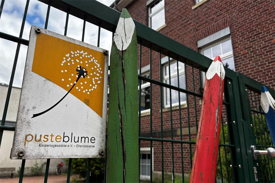 Die Kita Pusteblume veranstaltet einen Basar.