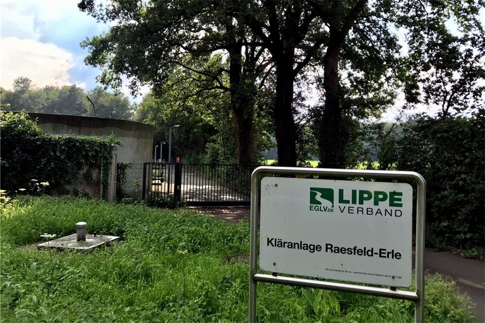 Die Kläranlage des Lippeverbands in Erle arbeitet mit einem Trennsystem.