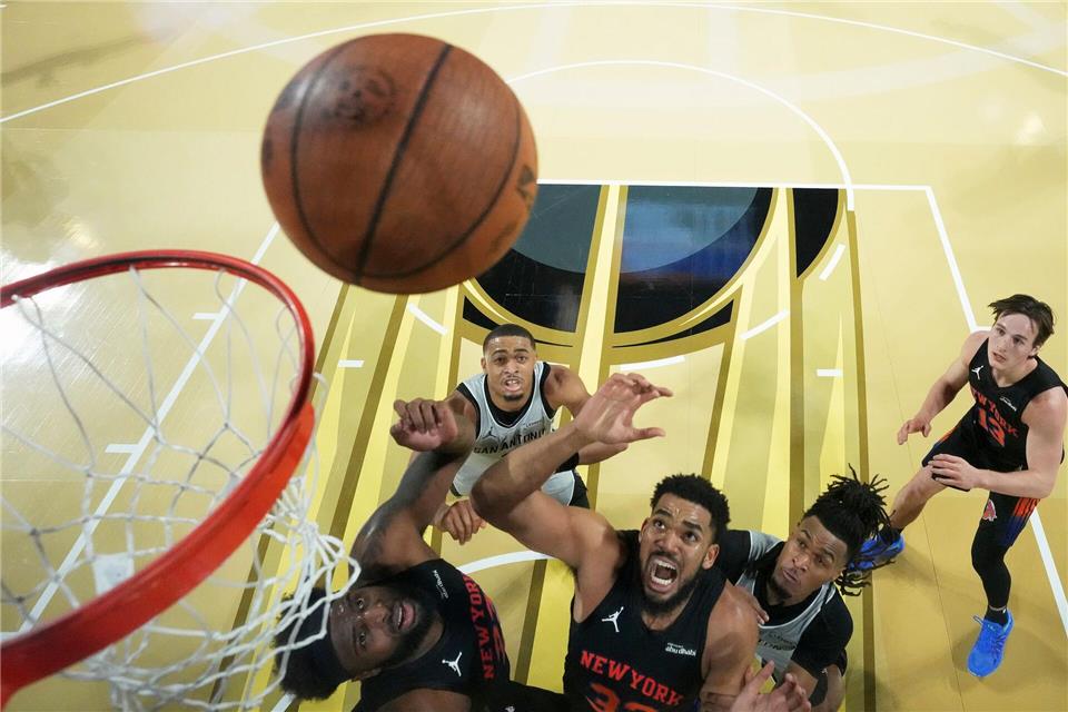 Die Knicks arbeiteten sich zurück und gewannen den NBA Cup.Kirby Lee/Pool Imagn Images/AP/dpa