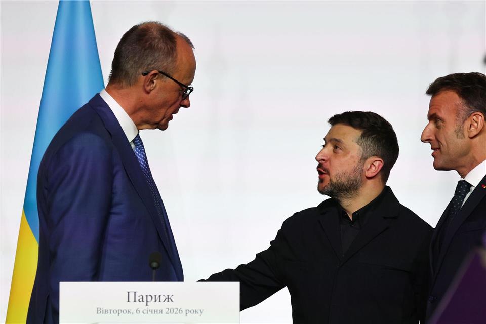 Die „Koalition der Willigen“ trifft sich in Paris. (Archivfoto)Ludovic Marin/Pool AFP/dpa