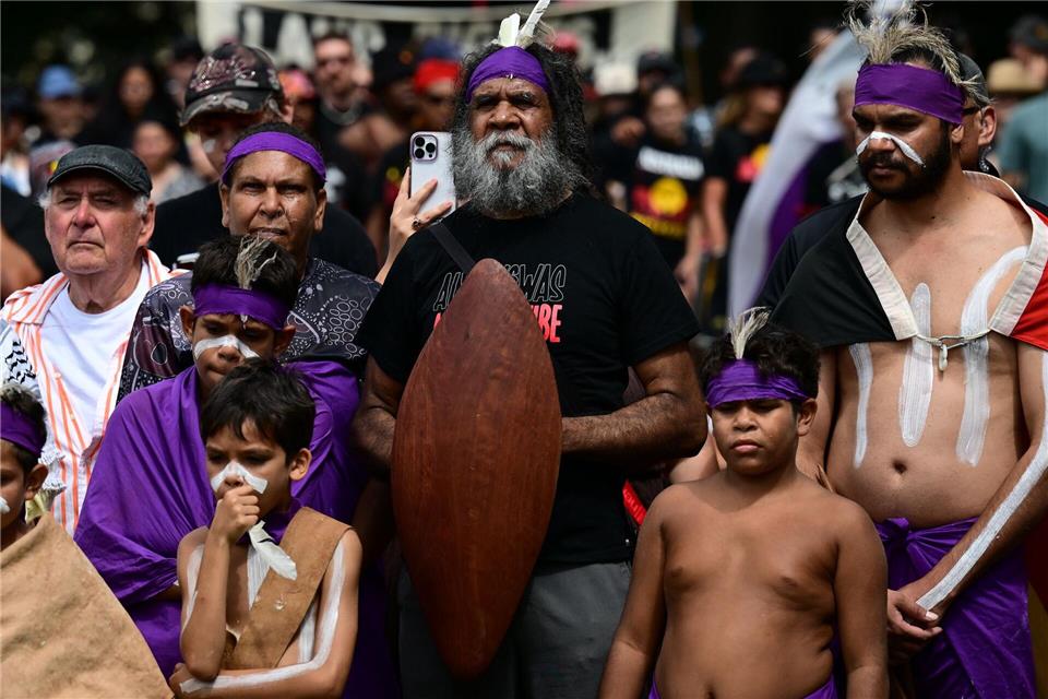 Die Kolonisierung war der Auftakt zur Unterdrückung der australischen Aborigines, einer der ältesten Kulturen der Welt.Dean Lewins/AAP/dpa
