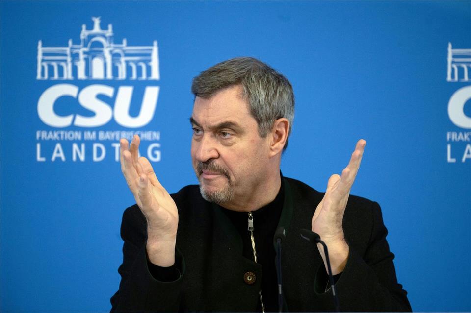 Die Kommunalwahl am 8. März ist nicht nur für die Partei von CSU-Chef Markus Söder eine wichtige Wahl - er geht davon aus, dass die AfD keinen Bürgermeisterposten erobern kann. (Archivbild)Pia Bayer/dpa