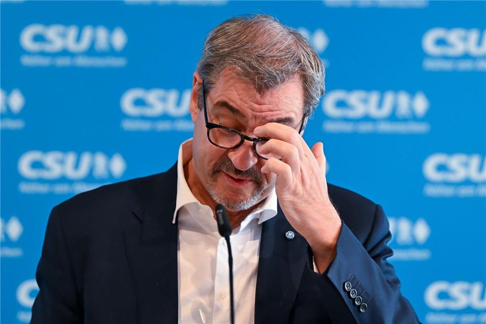 Die Kommunalwahl hatte vielerorts Dämpfer für die CSU parat - die Stichwahlen kosteten die Christsozialen viel Kraft. Sven Hoppe/dpa