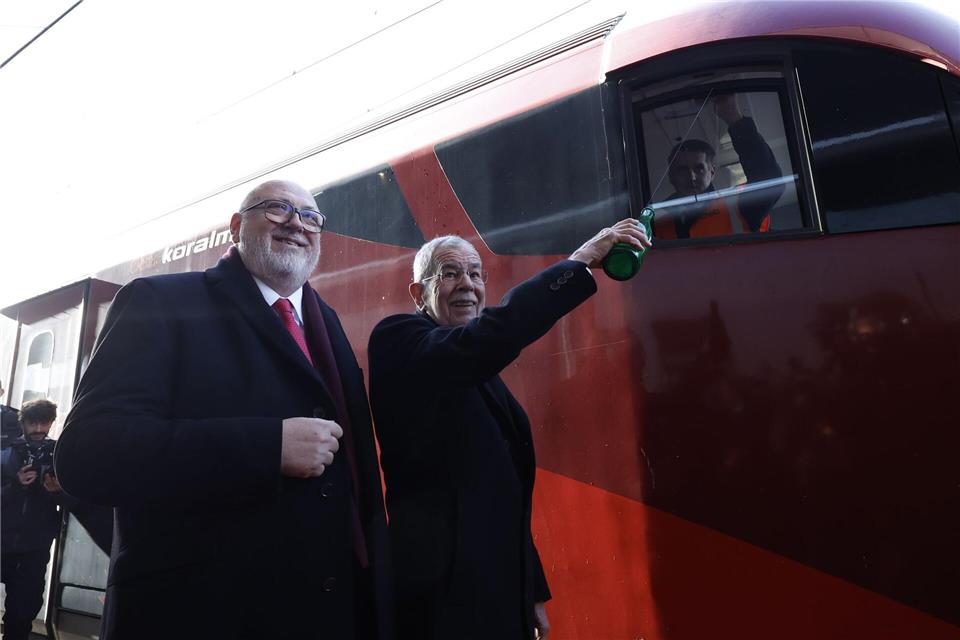 Die Koralmbahn liegt auf einer Verkehrsachse zwischen Ostsee und Adria.Erwin Scheriau/APA/dpa