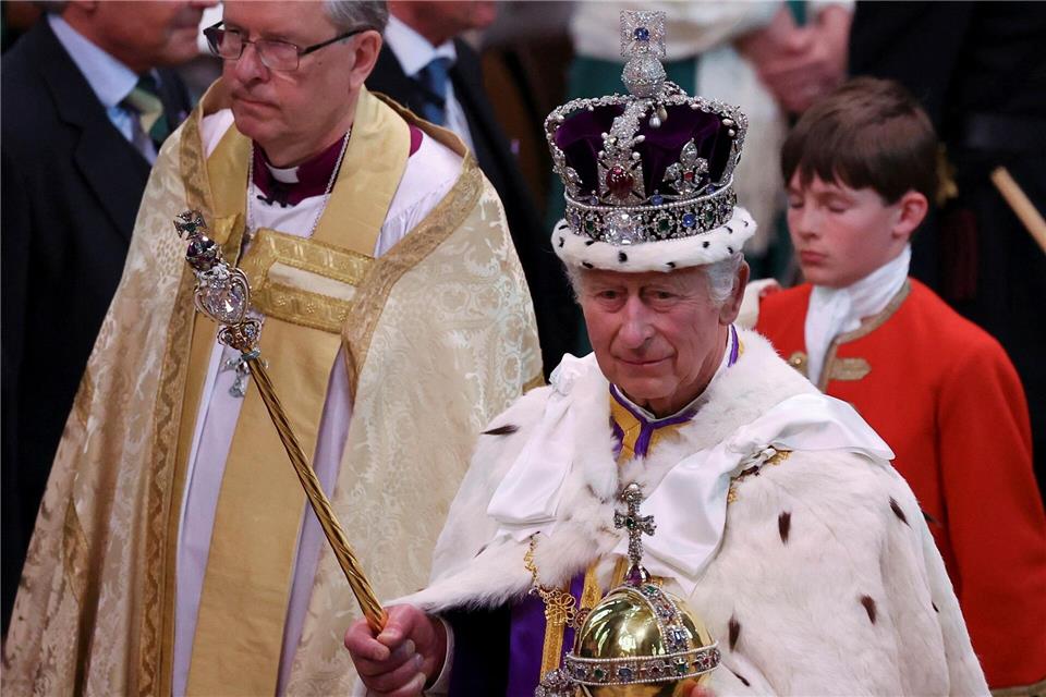 Die Krone hat einen unschätzbaren Wert für das Vereinigte Königreich. (Archivbild)Phil Noble/Pool Reuters/AP/dpa