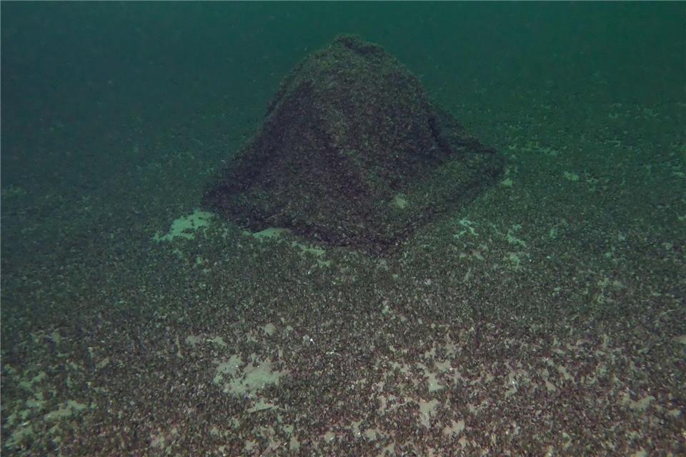 Die Kugel war auf den ersten Blick nicht zu erkennen.-/Schiffbergeverein/dpa