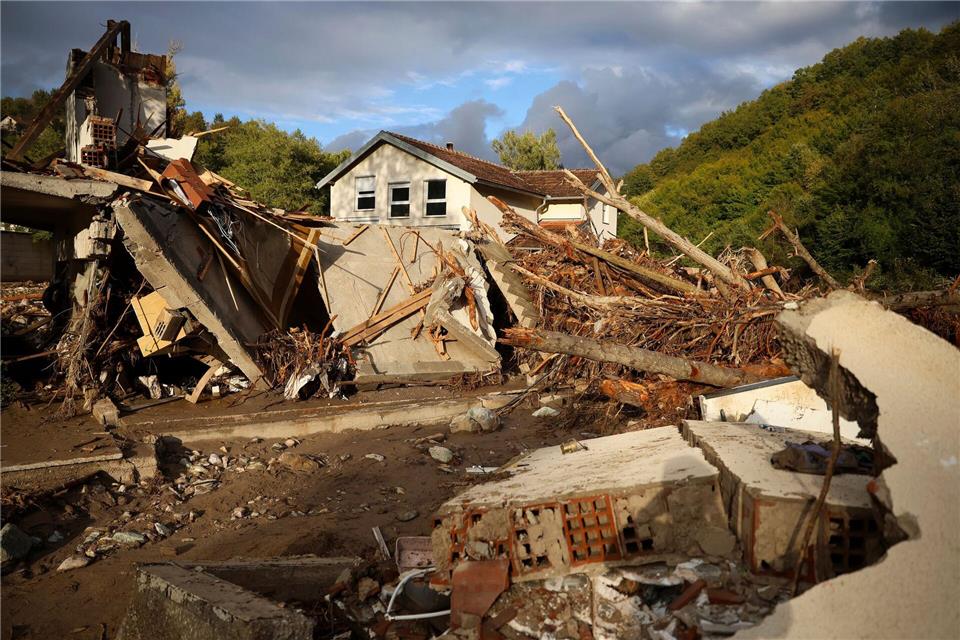 Die Lage in Bosnien-Herzegowina ist nach der Naturkatastrophe ernst.Armin Durgut/AP/dpa