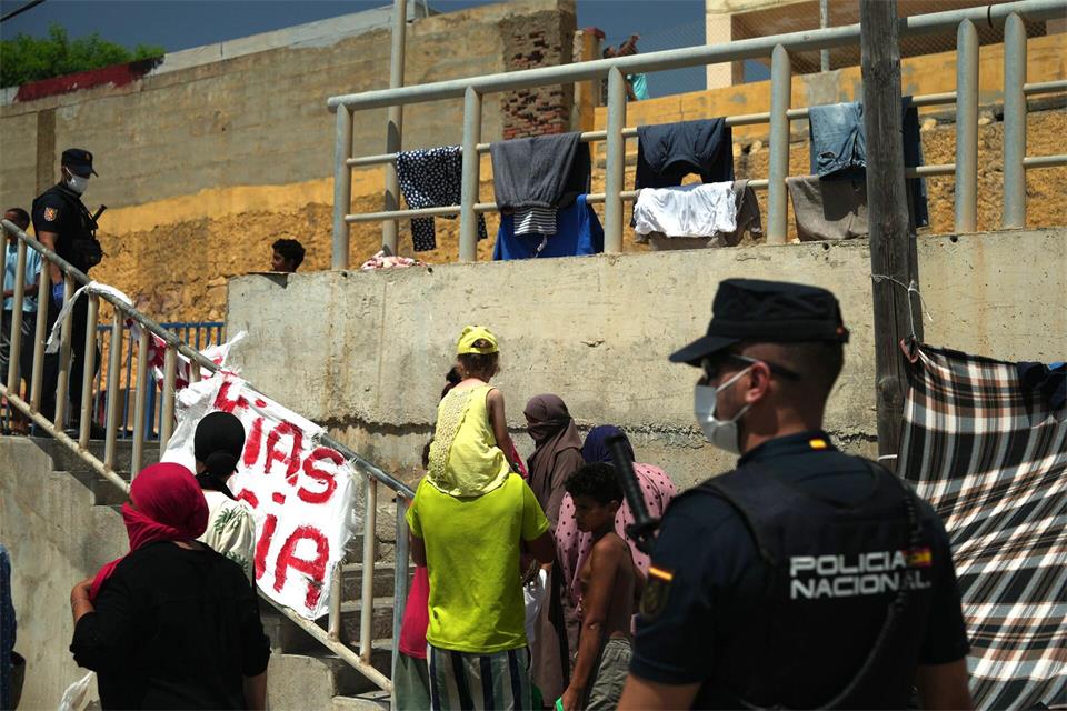 Die Lage in Ceuta bleibt angespannt. (Archivbild)Sven Kaeuler/dpa
