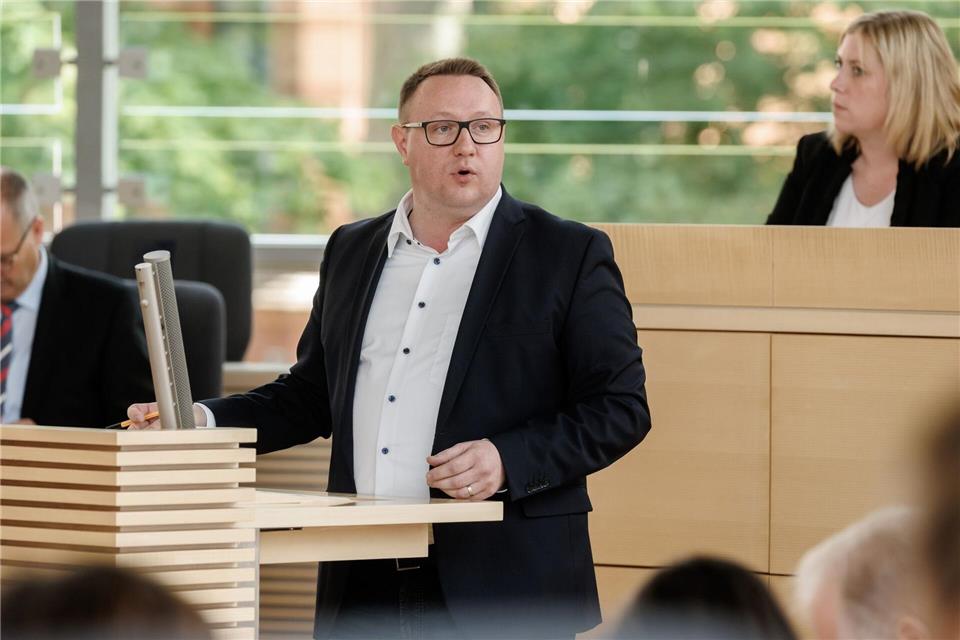 Die Landesregierung ist „im Blindflug unterwegs“, sagte Christian Dirschauer. (Archivbild)Markus Scholz/dpa