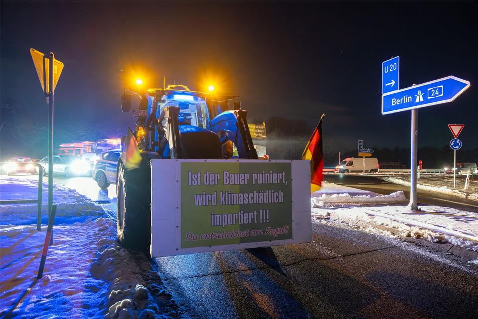 Die Landwirte wollen gegen das umstrittene Mercosur-Handelsabkommen der EU mit südamerikanischen Staaten mobil machen.Soeren Stache/dpa