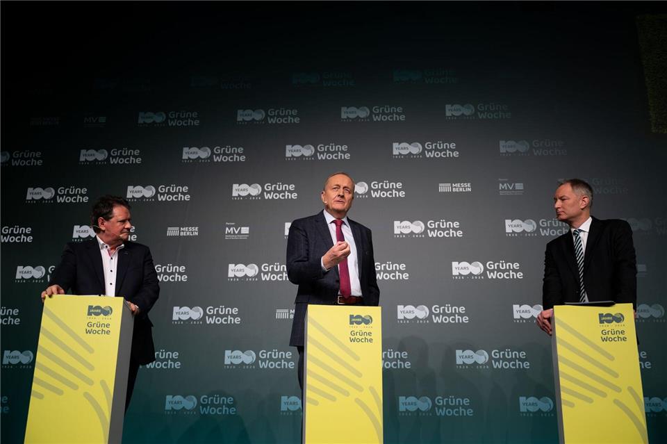 Die Landwirtschaft steht zu Beginn der Agrarmesse Grüne Woche unter Druck.Sebastian Christoph Gollnow/dpa