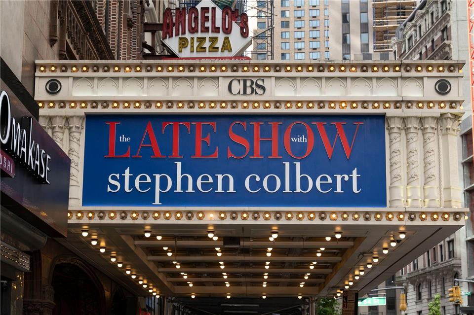 Die Late Show wurde in New York City produziert.Eric Acquaye/ZUMA Press Wire/dpa