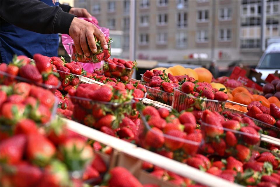 Die Lebensmittelpreise in Deutschland haben sich seit dem Ukraine-Krieg deutlich erhöht (Archivbild)Jennifer Brückner/dpa