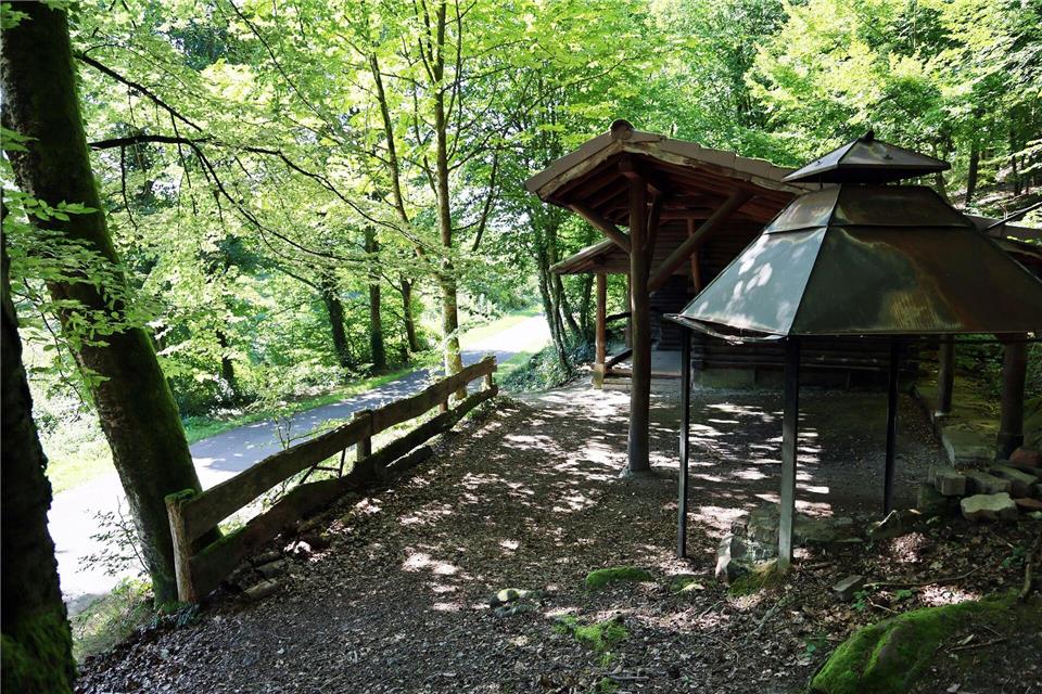 Die Leiche des 18 Jahre alten Opfers wurde in der Nähe einer Grillhütte im Spessart gefunden. (Archivbild)Ralf Hettler/dpa